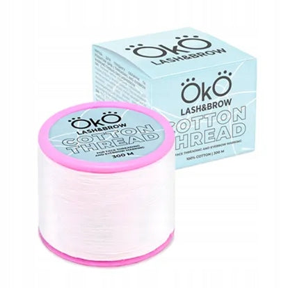 OkO Lash&Brow Cotton Thread NIT für Gesichts-Threading und Augenbrauen-Geometrie 300 m