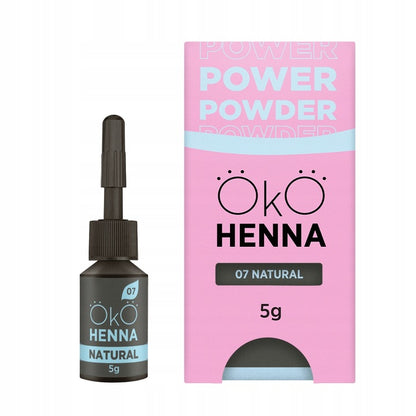 Oko Henna-Pulver zur Augenbrauenfärbung 07 Natural 5 g