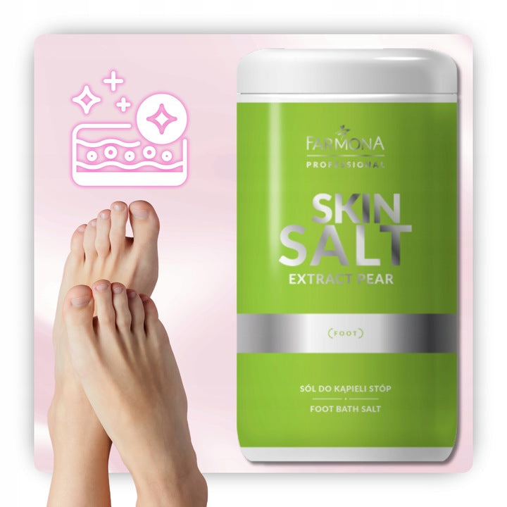 Farmona Skin salt pear - Hrušková sůl do koupele na nohy 1400 g