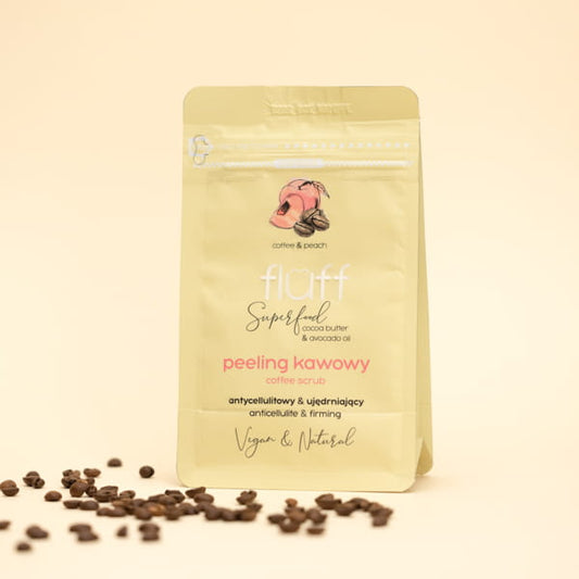 Fluff - Kávový peeling Coffee &amp; Peach