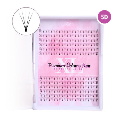Řasy Lashes XL Premium Volume Fan 5D 0,07