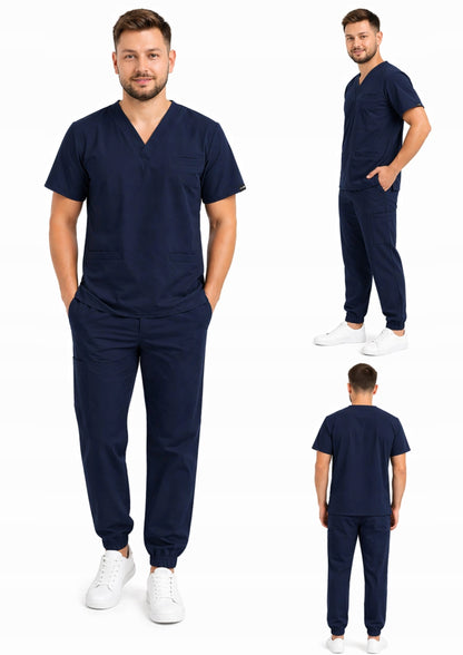 Men's Medical Set Lightweight Nurse Scrub Beauty