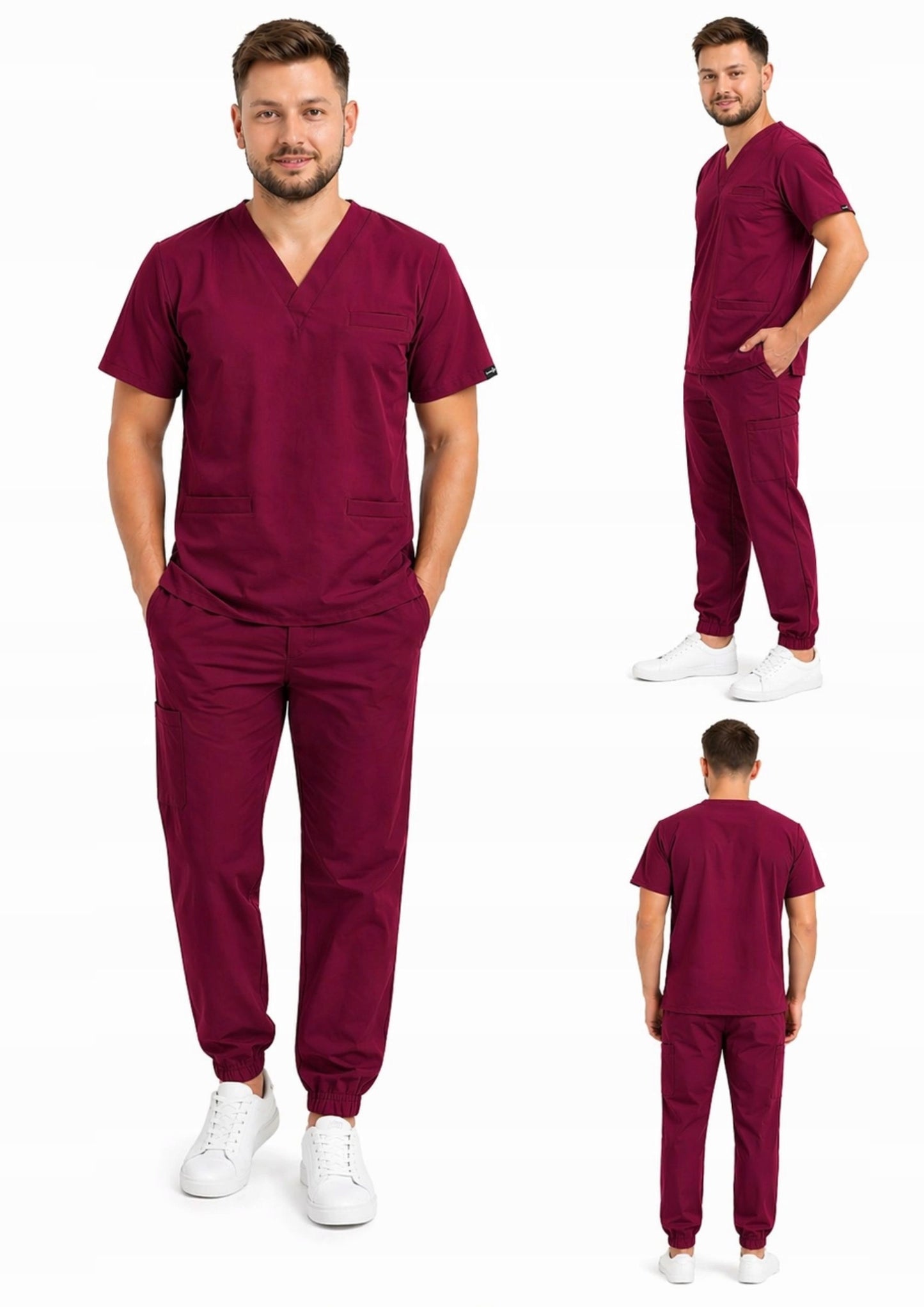 Men's Medical Set Lightweight Nurse Scrub Beauty