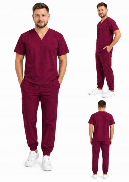 Men's Medical Set Lightweight Nurse Scrub Beauty
