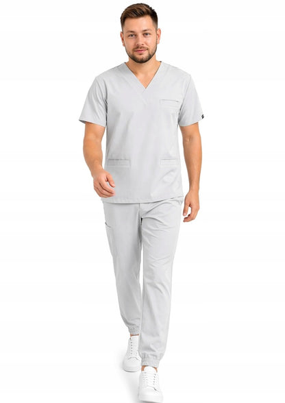 Men's Medical Set Light Nurse Scrub Beauty