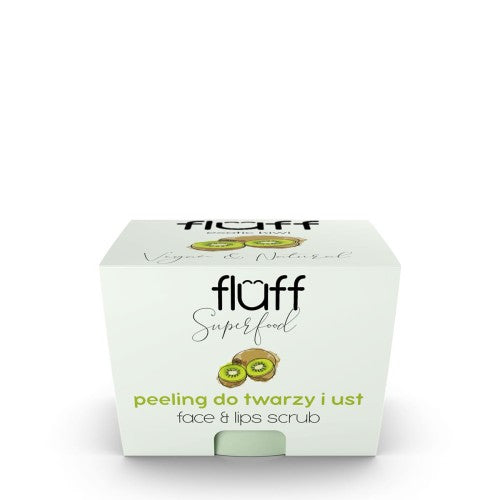 Fluff Kiwi face and lip scrub