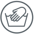 Medizinische Schuhe Damen-Flip-Flops PIUMETTA türkis