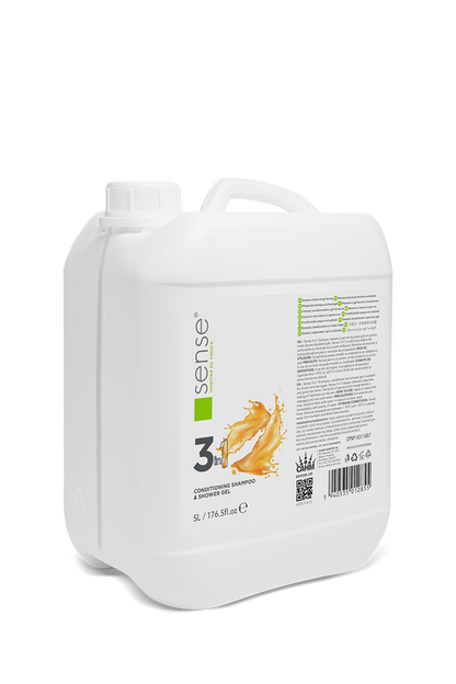 Sense®  Conditioning Shampoo and Shower gel Jasmine and Orange, 5L Canister - SENSE