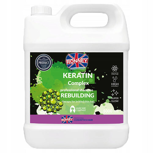 RONNEY Profesionální šampon keratinový komplex Rebuilding Therapy 5000 ml