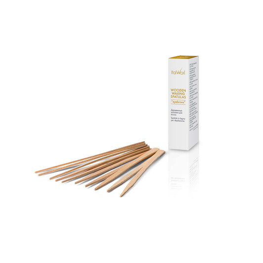 Wooden spatulas ItalWax EYEBROWS (50 pcs.)