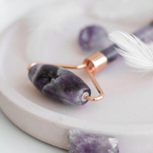Amethyst facial roller