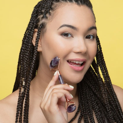 Amethyst facial roller