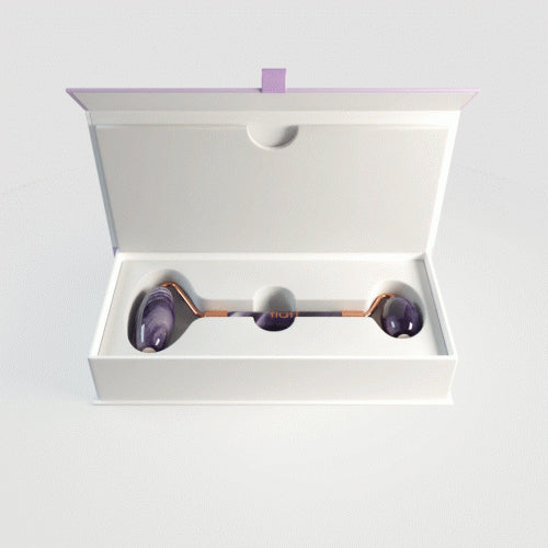 Amethyst facial roller