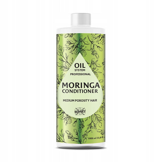 RONNEY Professional Oil System Medium Porosity Hair - kondicionér MORINGA1000 ml