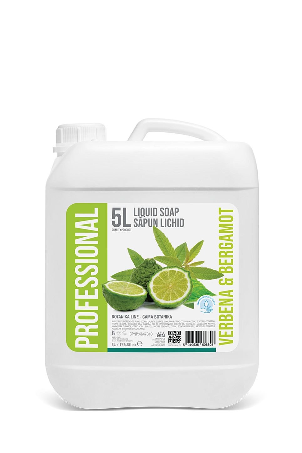 Professional Liquid Soap Verbena and Bergamot 5 L