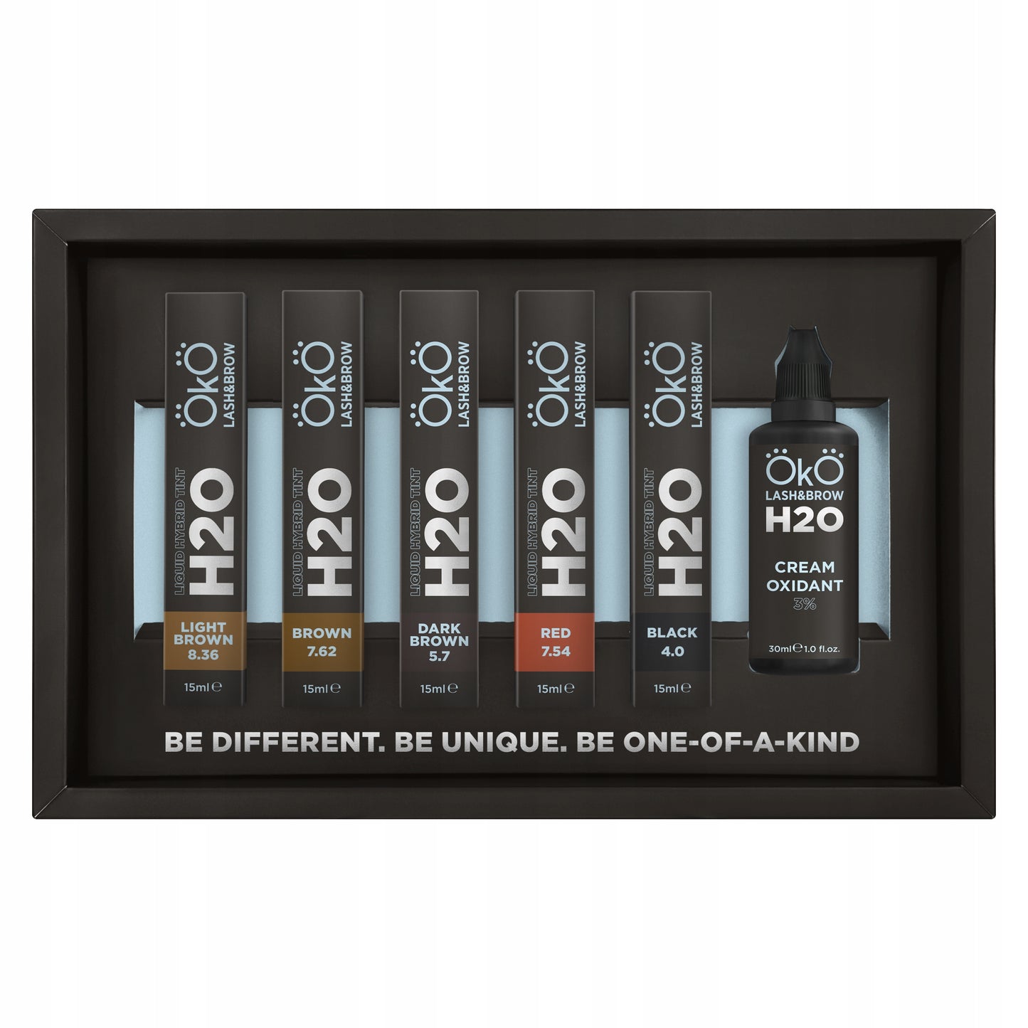 H20 Liquid Hybrid Tint OkO Eyebrow and Eyelash Tint Set