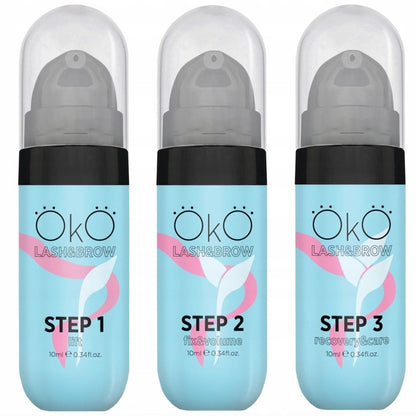 OKO Step 1-2-3 Eyelash and Eyebrow Lifting and Lamination Kit