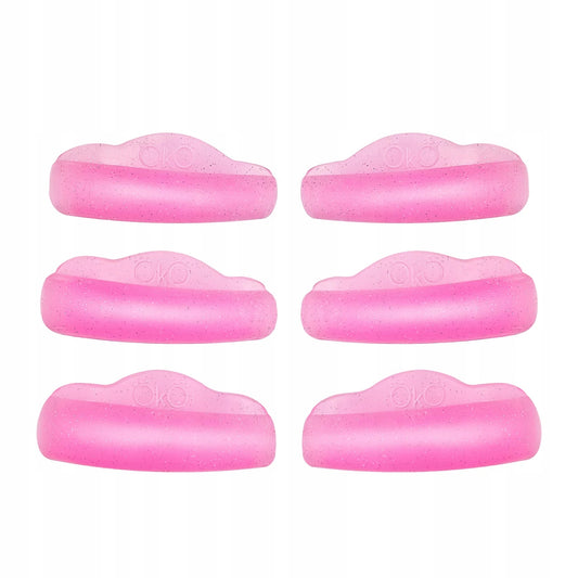 OKO Hollywood Pink Silikon Wimpernlaminierungsroller-Set, 3 Paar