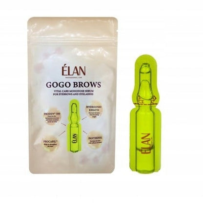 ÉLAN GOGO BROW Augenbrauen- und Wimpernserum 10x1 ml HALTBARKEIT 04/2026