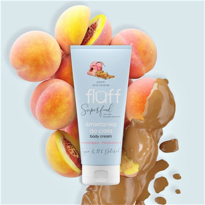 Hydratační tělový krém Fluff Peach &amp; Caramel