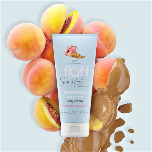 Hydratační tělový krém Fluff Peach &amp; Caramel