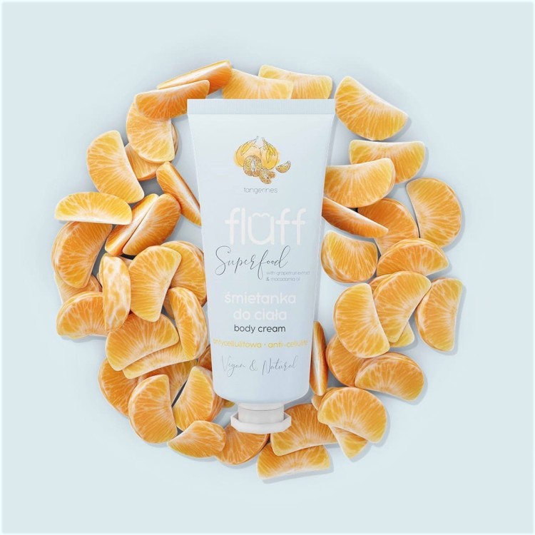 Tělový krém Fluff Tangerine proti celulitidě