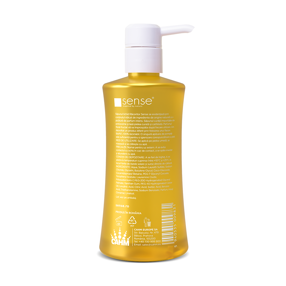 Dávkovač osvěžujícího tekutého mýdla Sense 330 ml