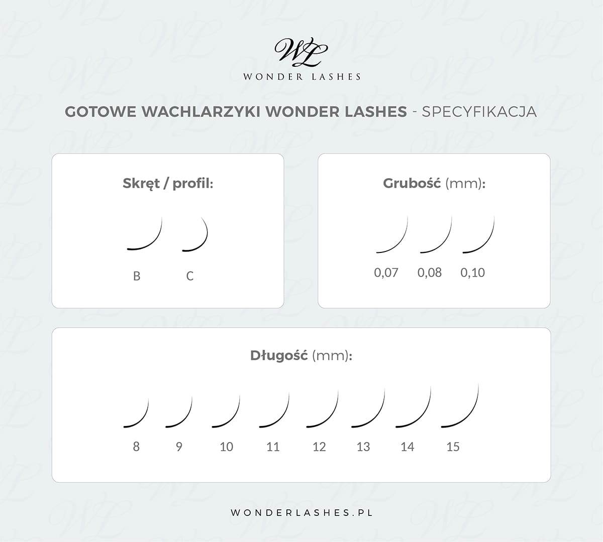 Individual lashes, knot free 6in1