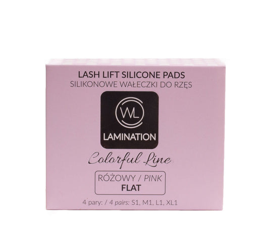 Silicon Pad Colorful Line Pink Flat