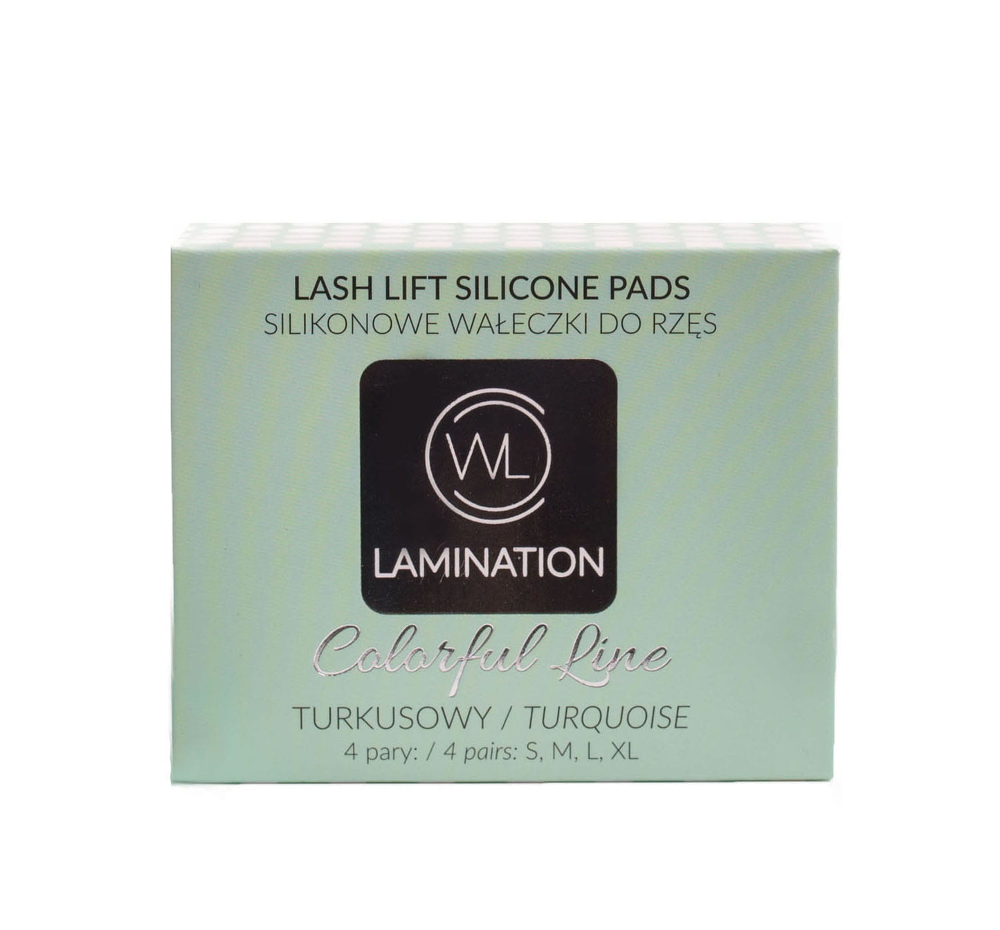Silicon Pad Colorful Line Turquoise
