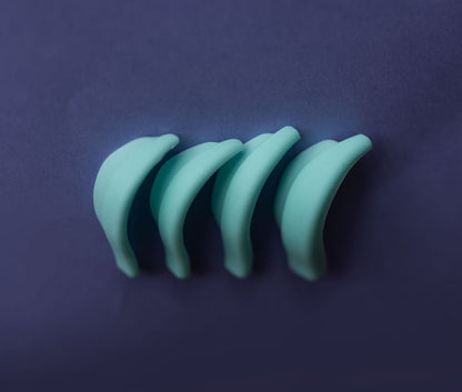 Silicon Pad Colorful Line Turquoise