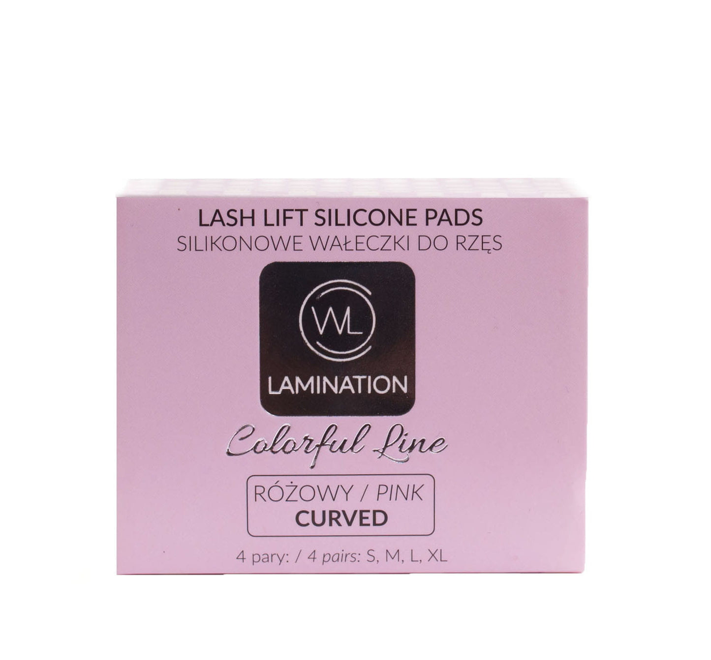 Silicon Pad Colorful Line Pink Curved