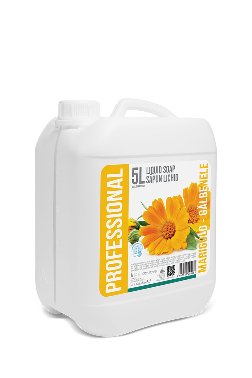 Professional  Liquid Soap Marigold, 5L Canister- PROFESSIONAL