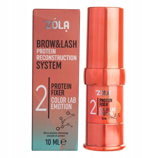 ZOLA Color Lab EMOTION Roztok pro lifting obočí a řas Krok 2 10 ml