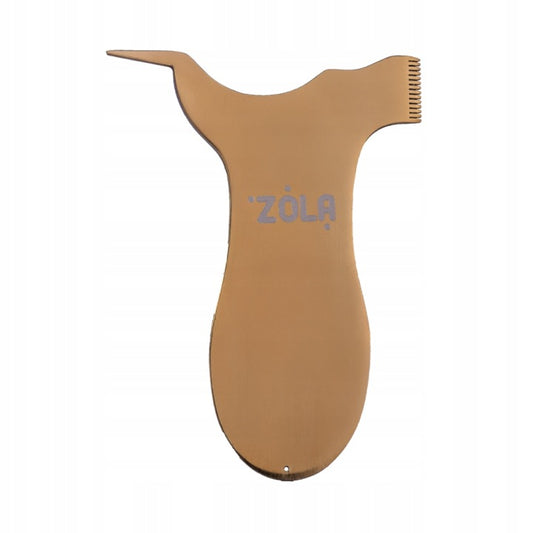 ZOLA MULTI zlatý kovový laminovací hřebínek