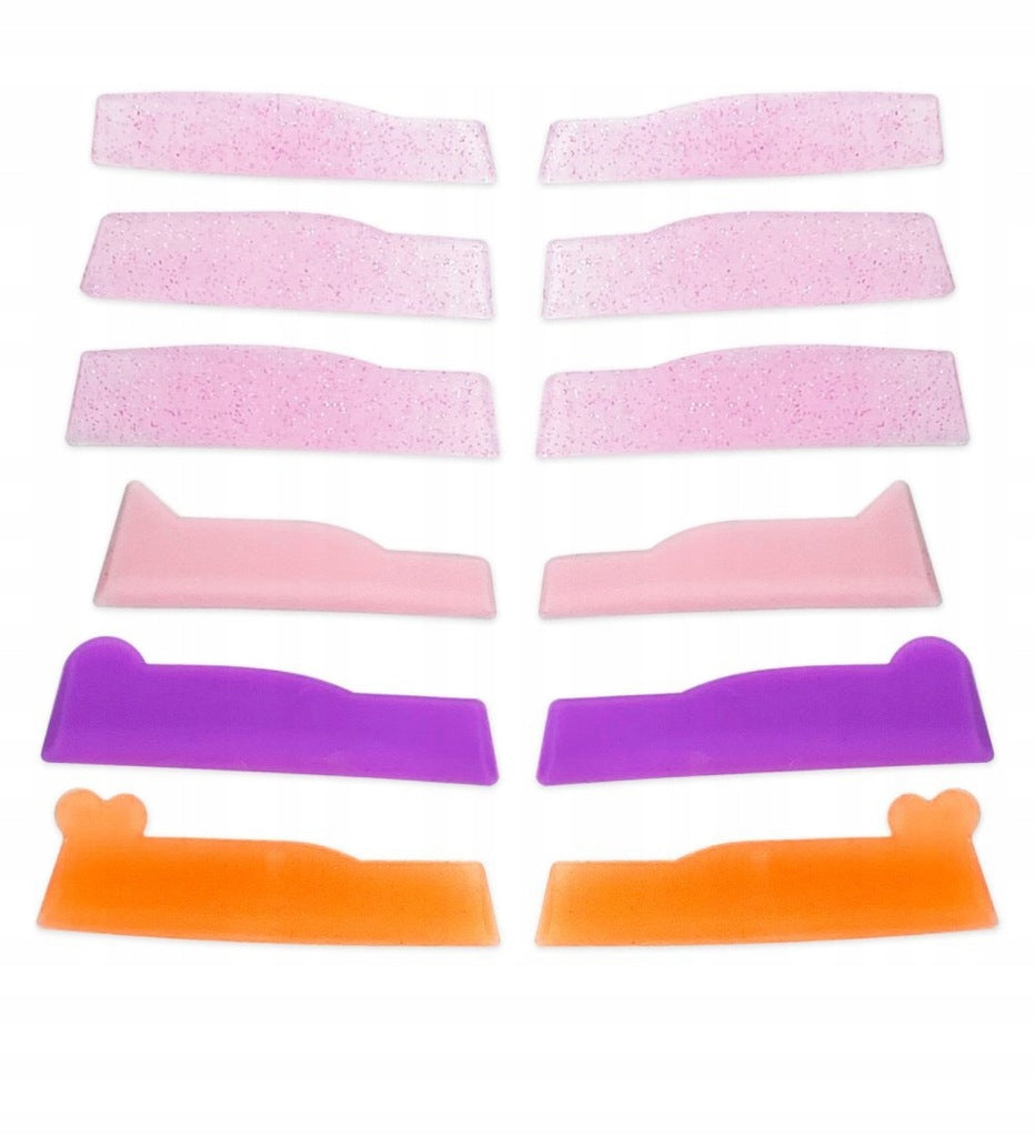 ZOLA Shiny & Candy Lami Pads: 6 párů silikonových forem pro laminaci řas