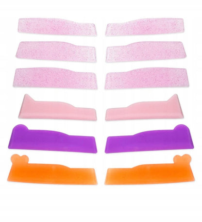 ZOLA Shiny & Candy Lami Pads: 6 párů silikonových forem pro laminaci řas