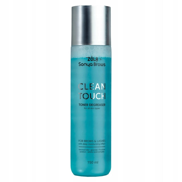 ZOLA x Sonya Brows Clean Touch odličovací tonikum na obočí a řasy, 150 ml