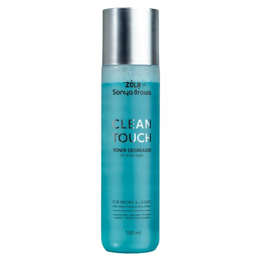 ZOLA x Sonya Brows Clean Touch odličovací tonikum na obočí a řasy, 150 ml