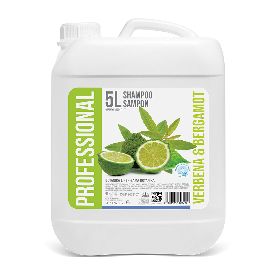 Botanika 2 balení - šampon verbena a bergamot, 5l kanystr - PROFESIONÁLNÍ
