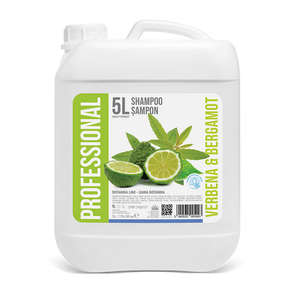 Botanika 2 balení - šampon verbena a bergamot, 5l kanystr - PROFESIONÁLNÍ
