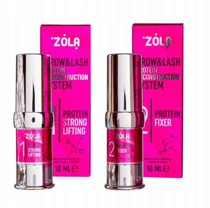 Zola STEPS 1 a 2: Systém na rekonstrukci obočí a řas s liftingovými proteiny