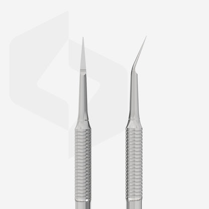 Pedicure curette EXPERT 20 TYPE 1 (hemisphere curette and toenail cleaner) - STALEKS