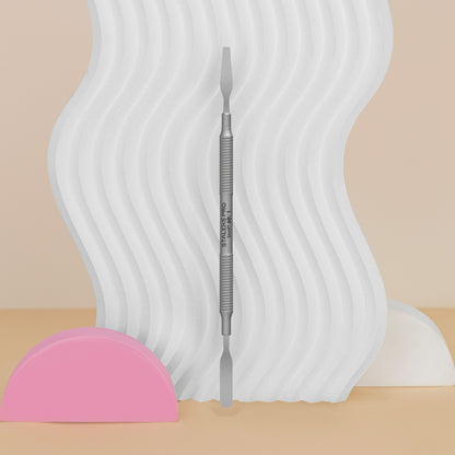 Manicure pusher SMART 60 TYPE 1 (rounded flat and conical flat pusher) - STALEKS