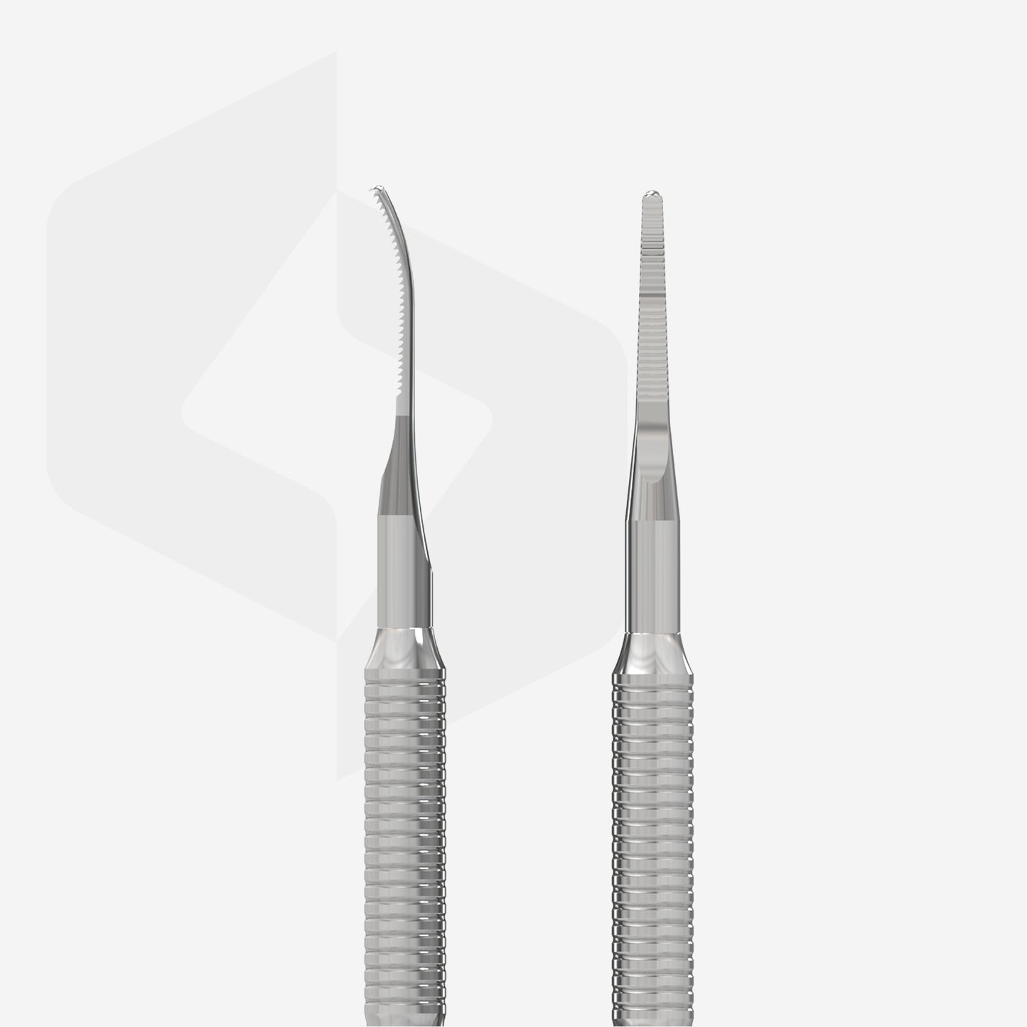 Pedicure toenail file EXPERT 60 TYPE 3 (straight nail file and file with a bent end) - STALEKS