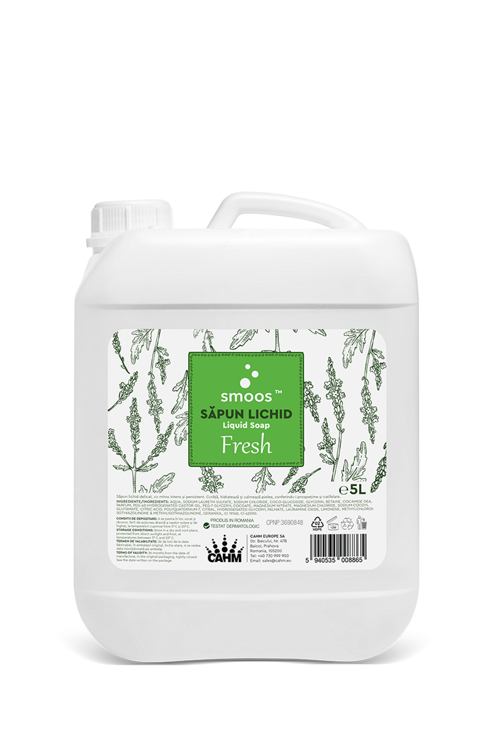Smoos Flüssigseife Eisenkraut, 5-L-Kanister – SMOOS FRESH