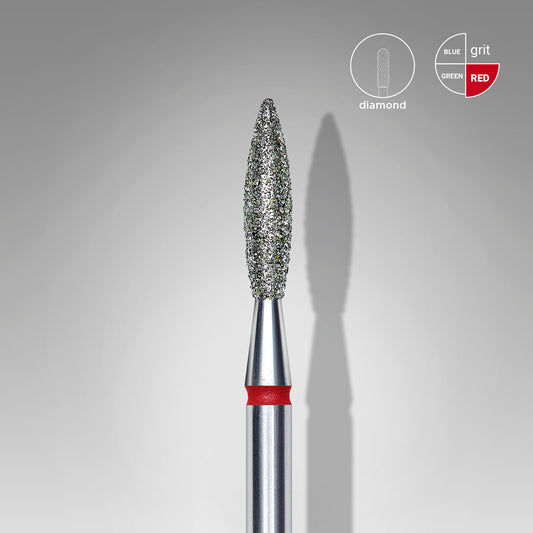 Diamantový vrták na hřebíky plamenově červený EXPERT průměr hlavy 2,3 mm / pracovní část 10 mm - STALEKS