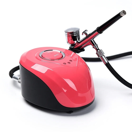 Airbrush/aerograph with compressor - rose