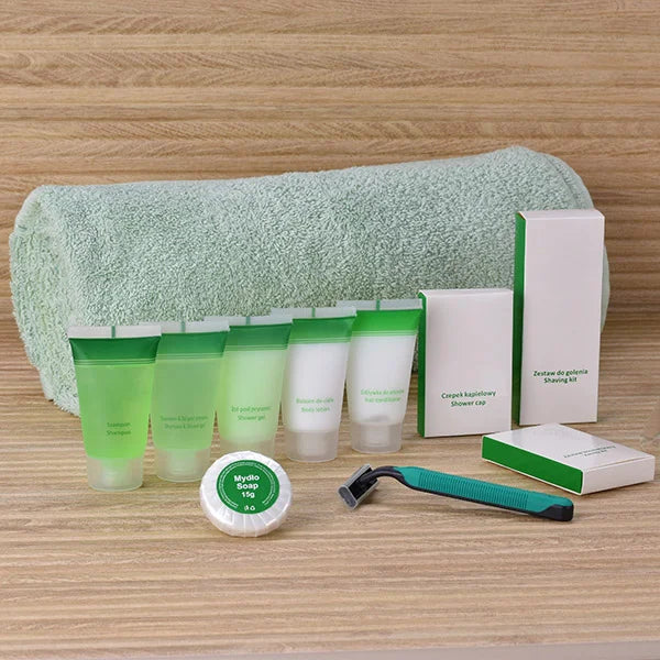 Green round hotel soap 15g 1 pc