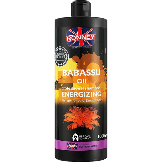 RONNEY Professional Shampoo Babassu Oil energizující terapie 1000 ml